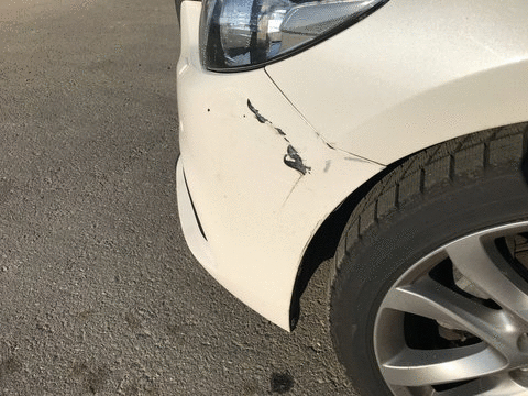 Car damage detection result 2